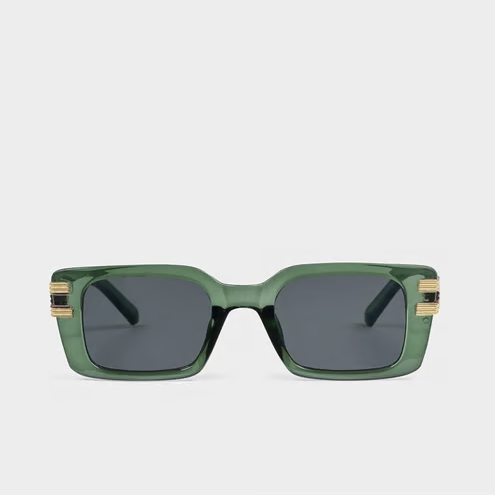 Malibu Transparent Green Sunglasses