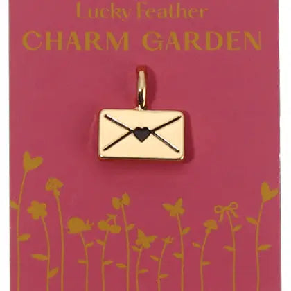 Love Letter Charm Garden Gold Charm
