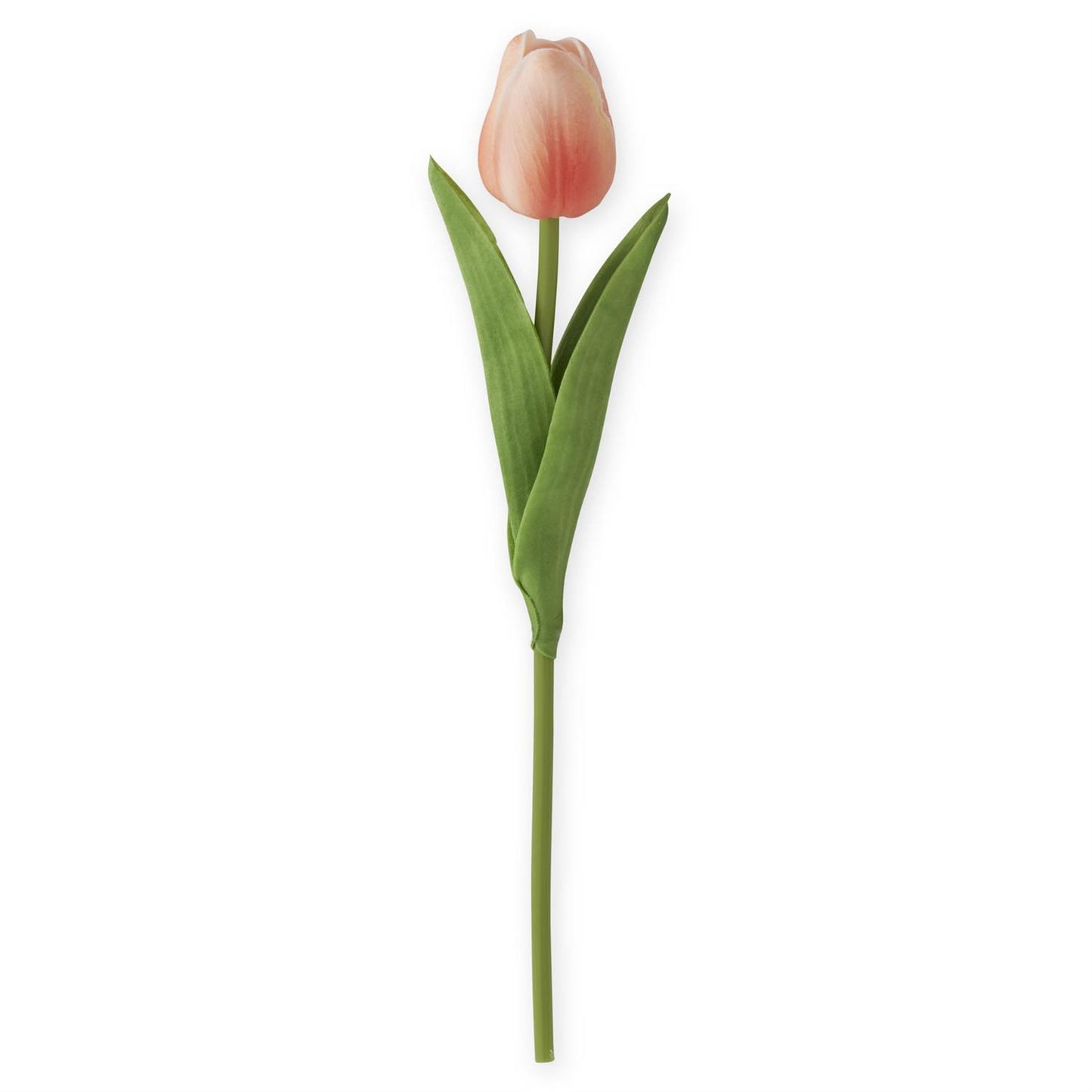 Dark Peach Real Touch Mini Tulip 10.5" Stem