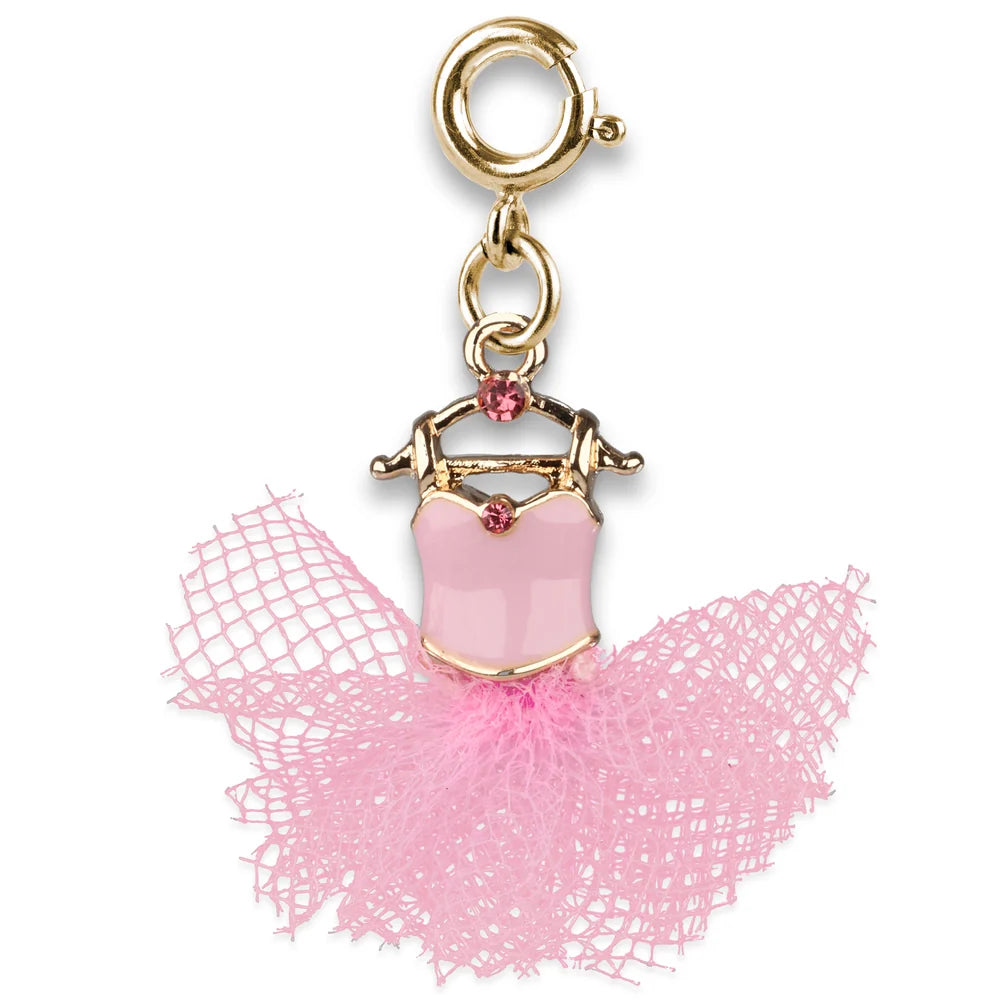 Gold Ballet Tutu Charm