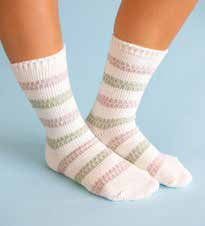 Worlds Softest Sock Ragg Links Crew Meadow Stripe