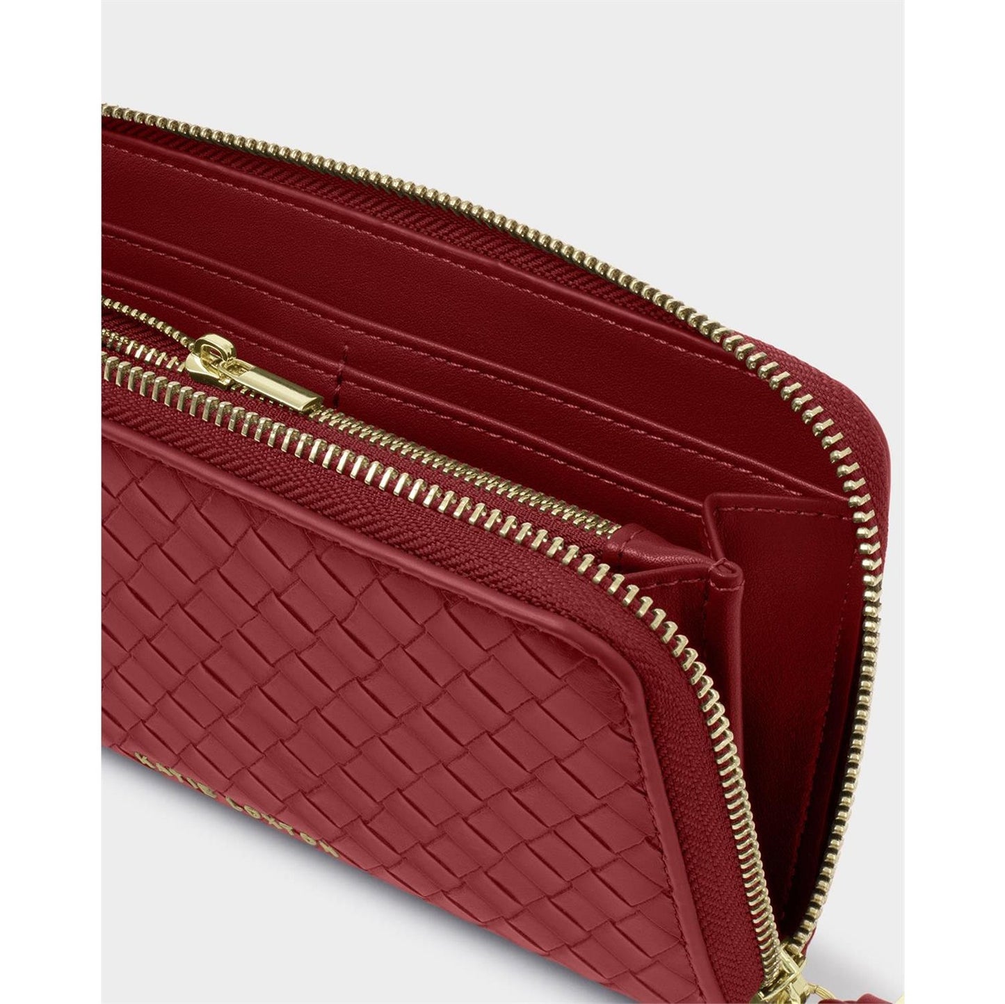 Crimson Nova Woven Texture Large Wallet/Clutch