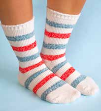 Worlds Softest Sock Ragg Links Crew Vintage Stripe