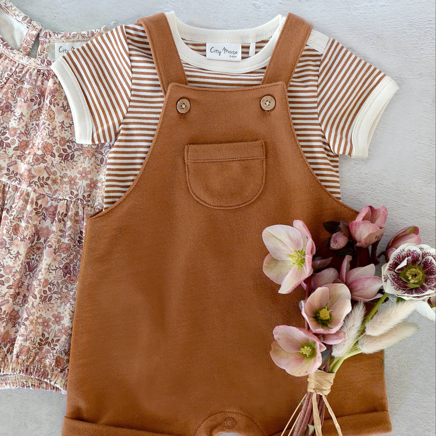 Bodysuit Toffee Stripe