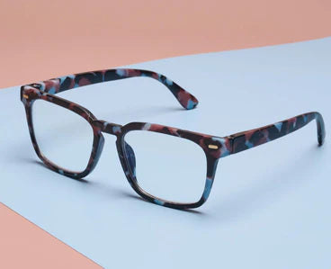 Peepers Readers Jude Light Blue Botanico