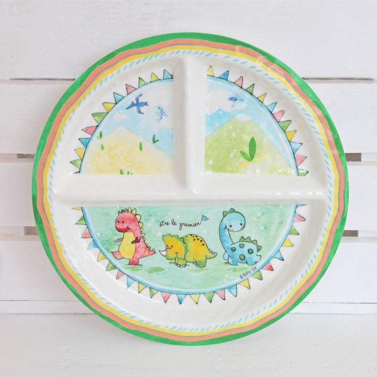 Be The Leader Round Textured Sectioned Plate