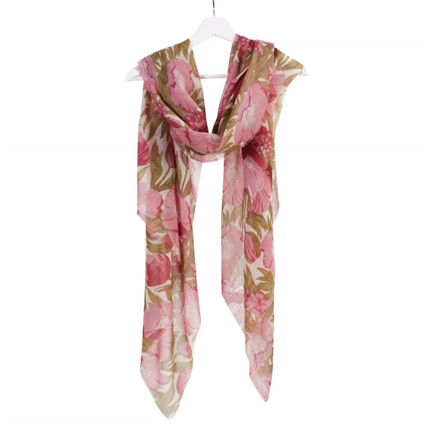 Icelandic Poppies Pink Featherweight Scarf