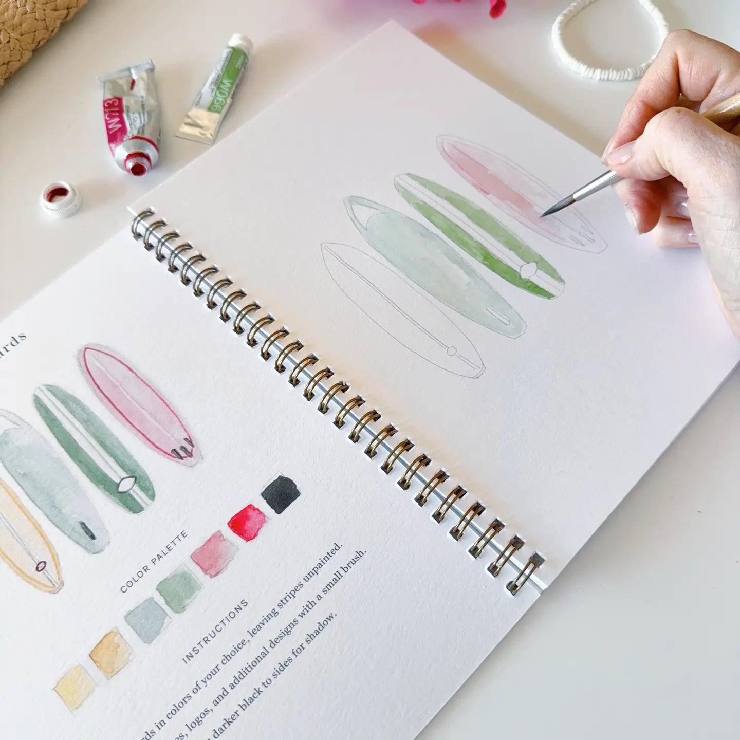Watercolor Workbook Tropical