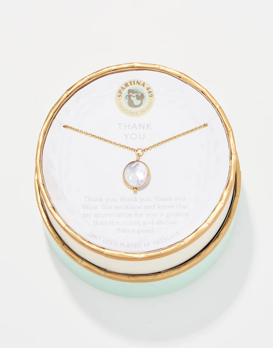 Sea La Vie Necklace 18" Thank You/Coin