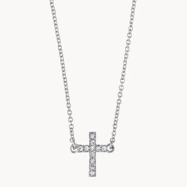 Sea La Vie Necklace Have Faith Cross Silver