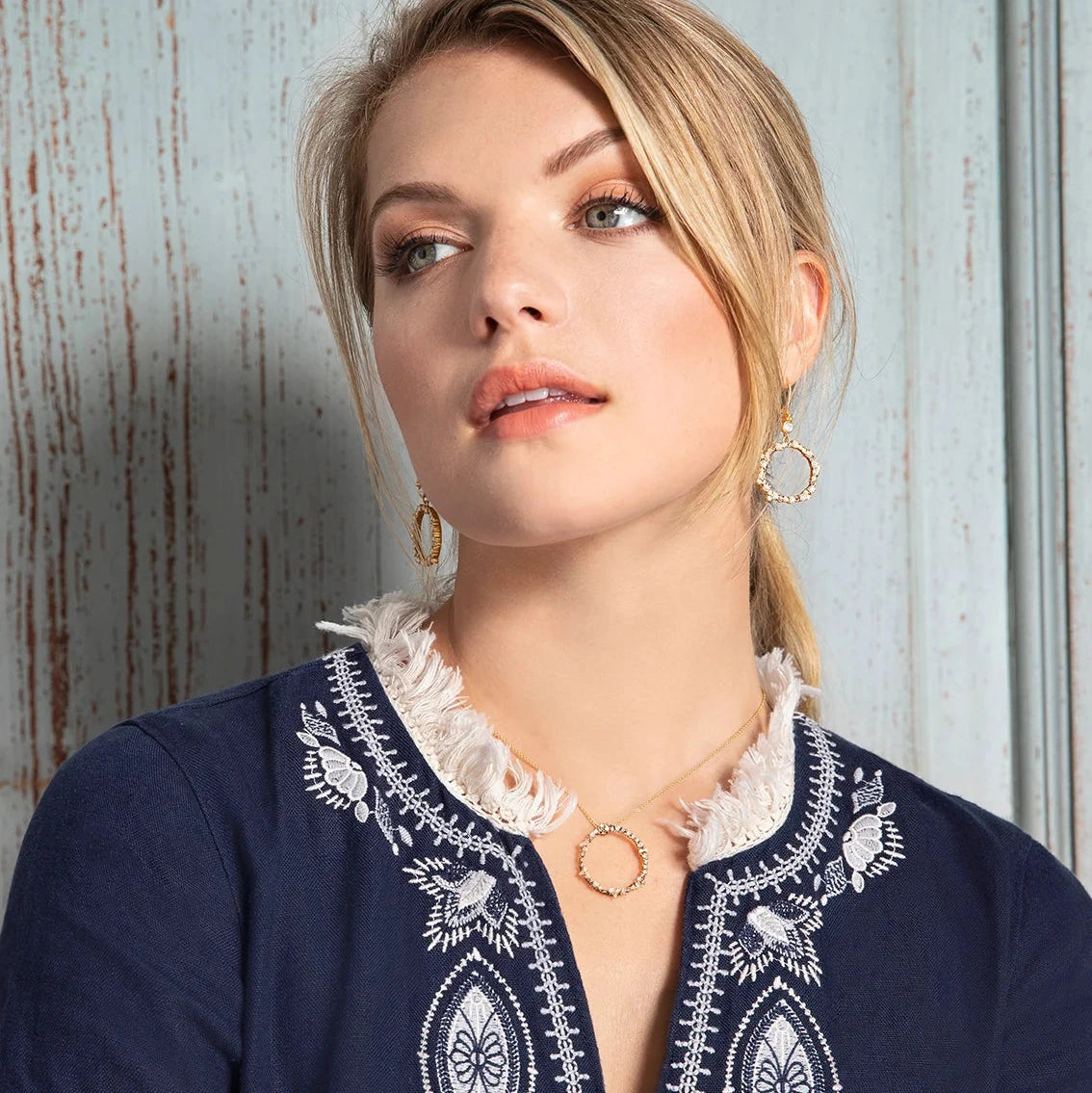 Fairy Lights Necklace Gold/Opal