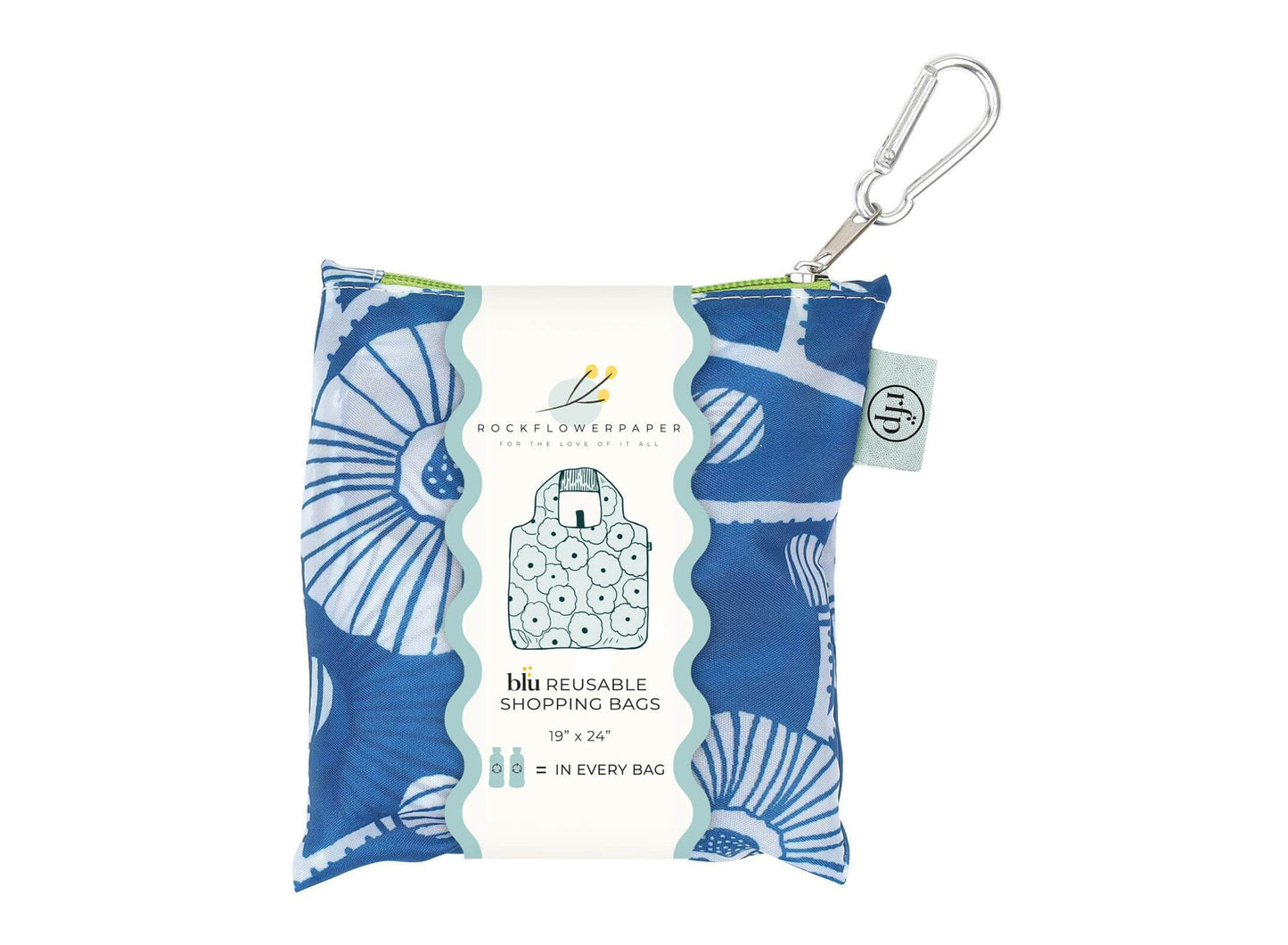 Camellia Blue Blu Bag in a Pouch