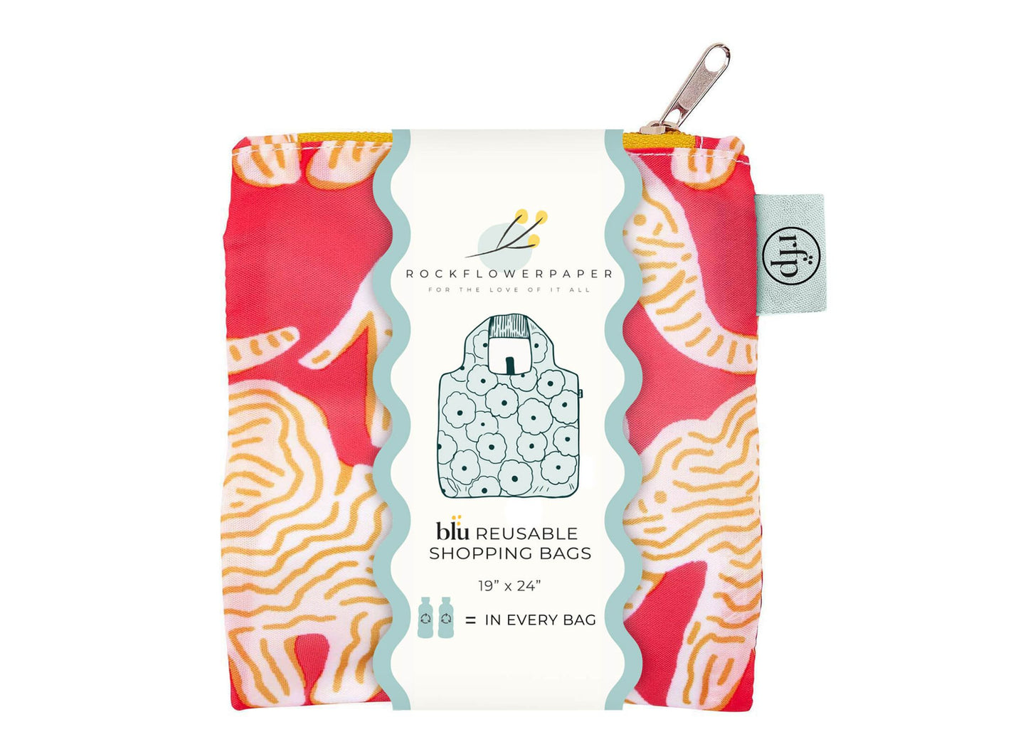 Elephants Blu Bag in a Pouch