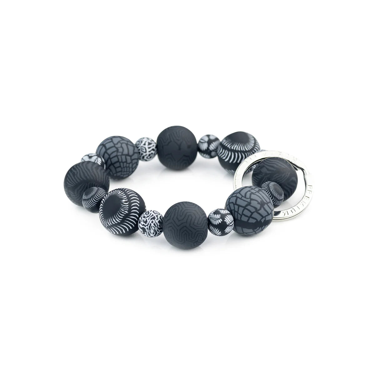Midnight Palm Wrist Keychain
