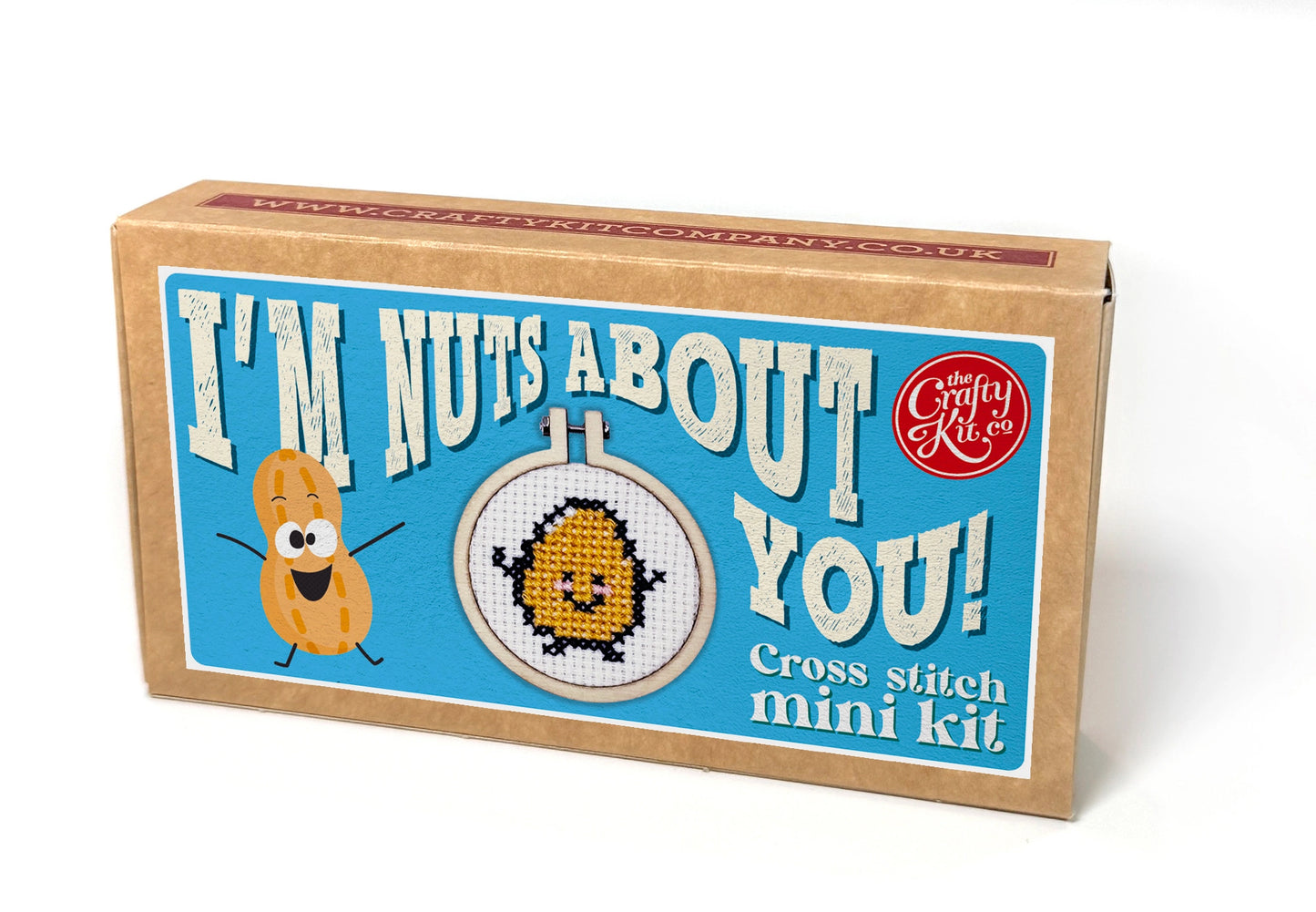 "I'm Nuts About You!" Mini Matchbox Cross Stitch Kit Sale