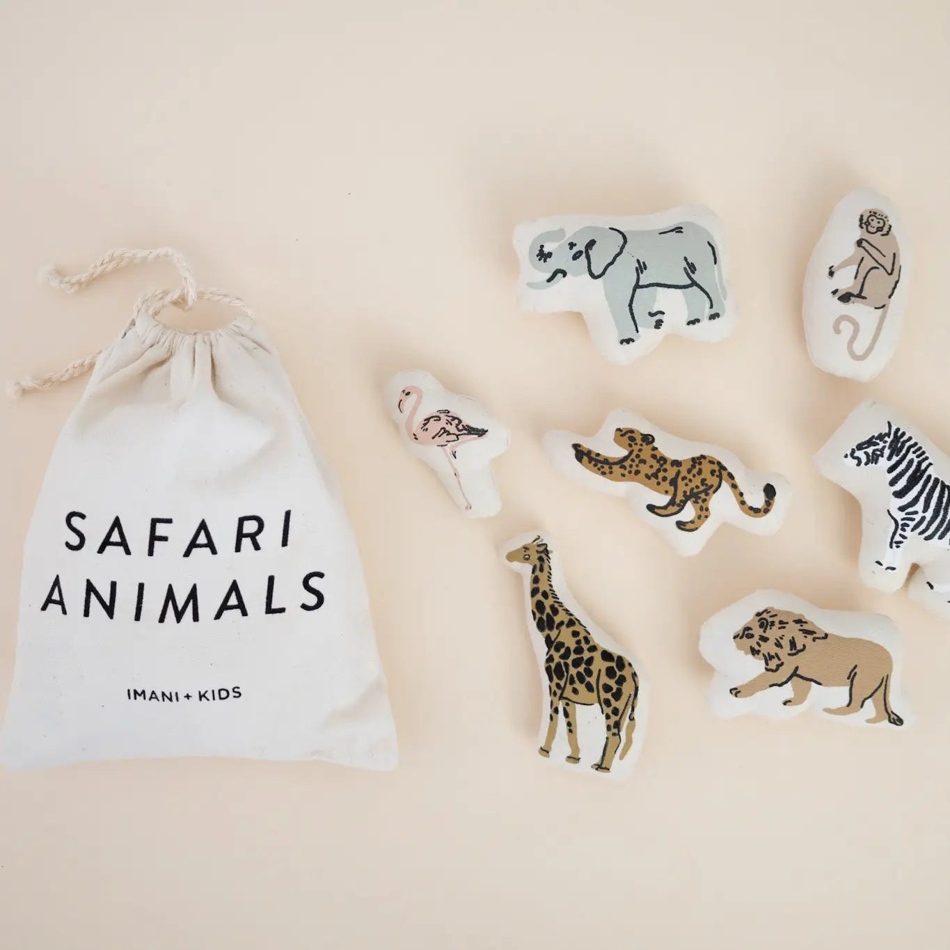 Safari Animal Pillow Set