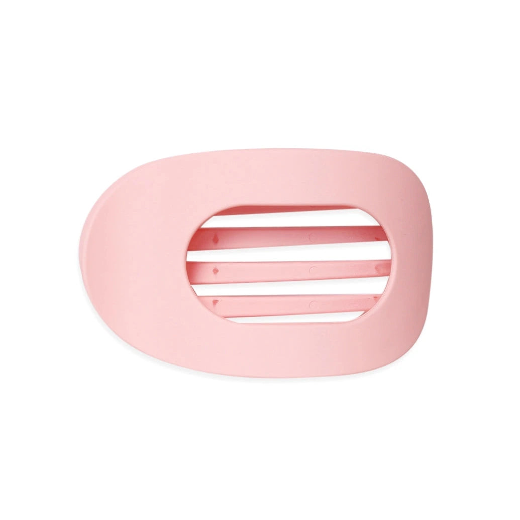 Soft Finish Flat Lay Round Clip Strawberry Latte