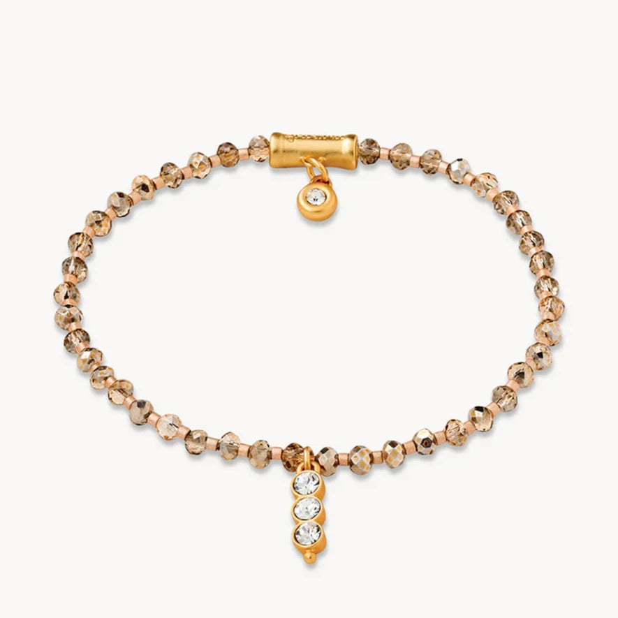 Twinkle Stretch Bracelet Rose Sparkle Gem