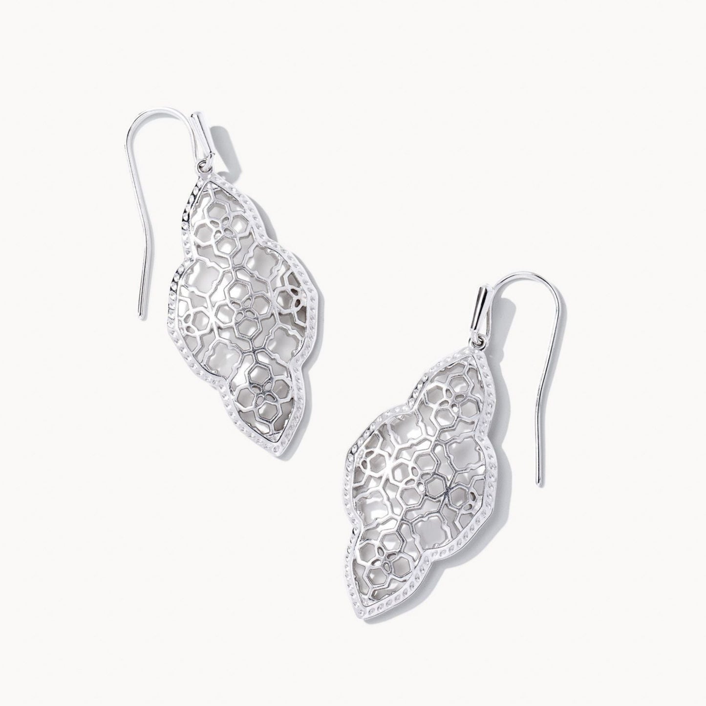 Abbie Drop Earrings Silver
