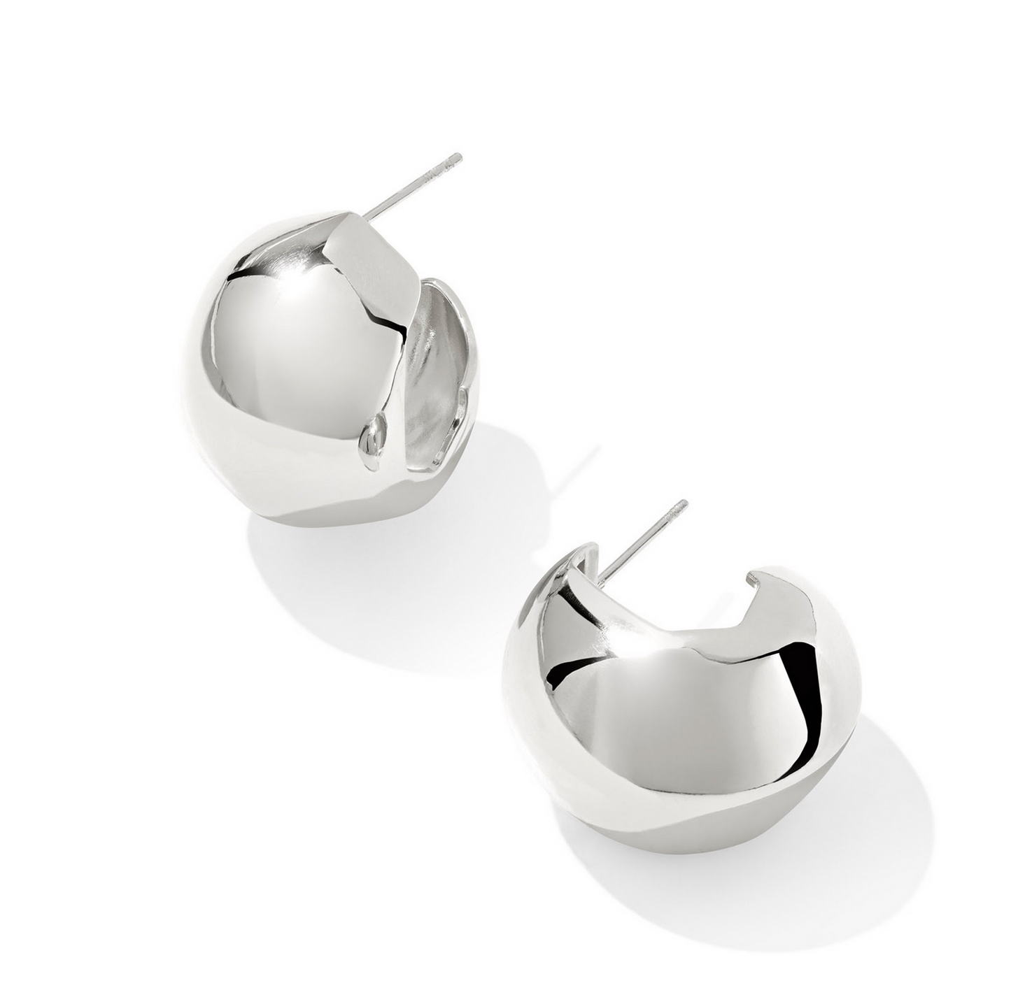Kaitlin Hoop Earrings Silver Sale