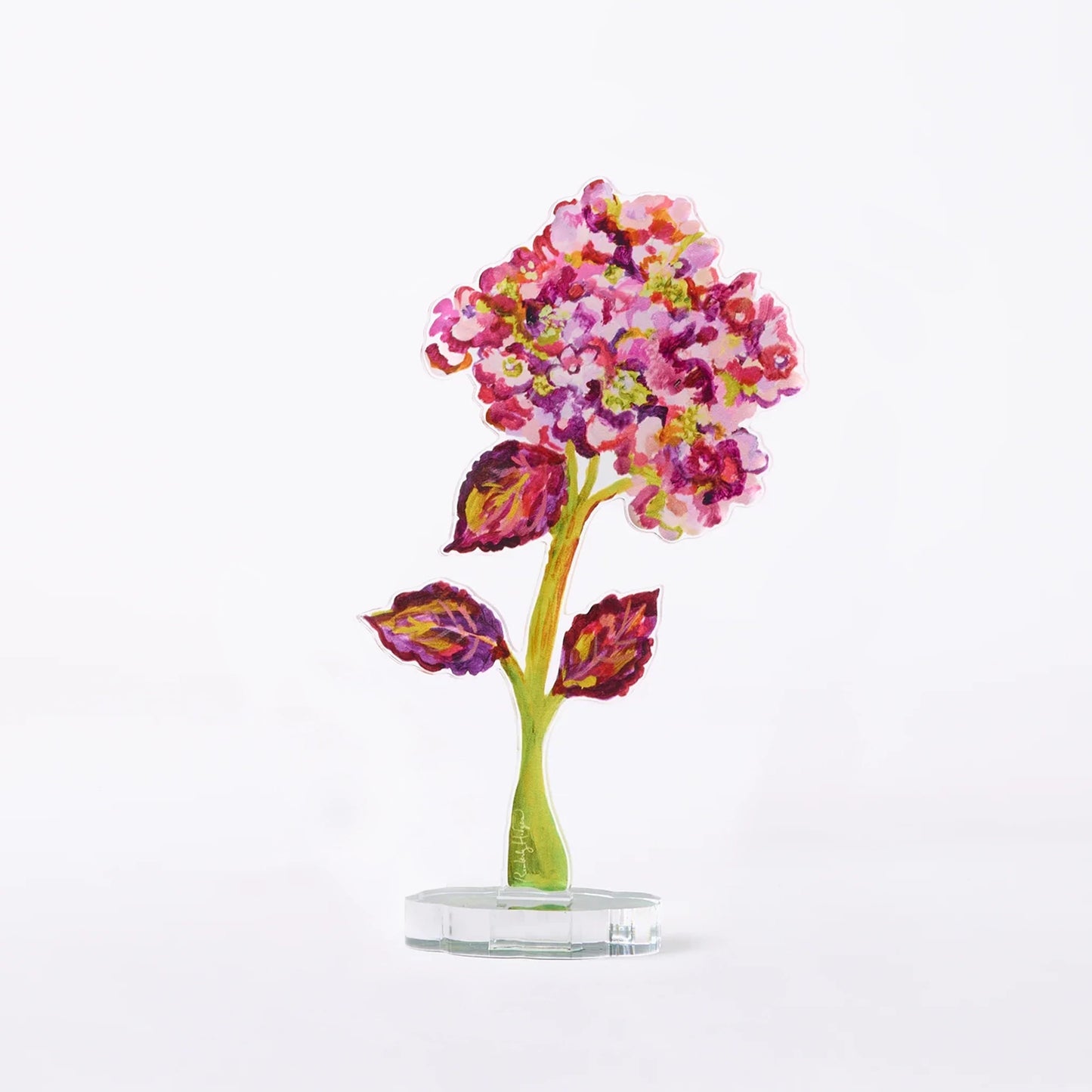 Autumnal Hydrangea Acrylic Floral Small