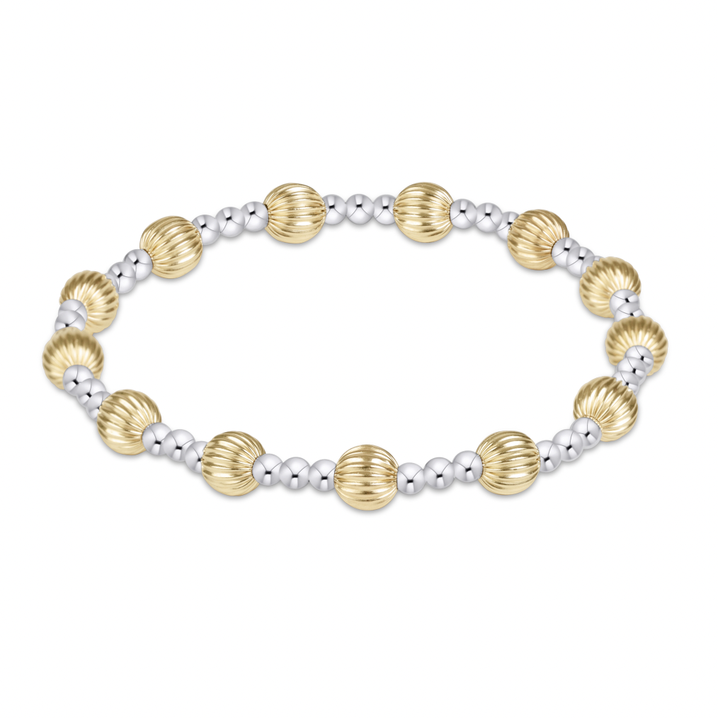 Dignity Sincerity Mixed Metal 6MM Bracelet