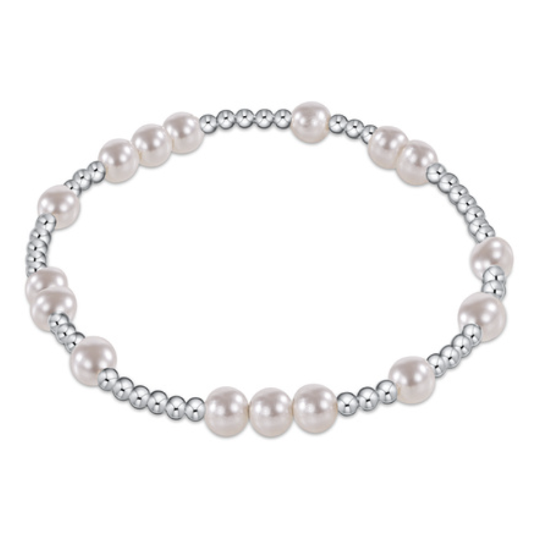 Extends Hope Unwritten Sterling 5mm Bead Bracelet Pearl