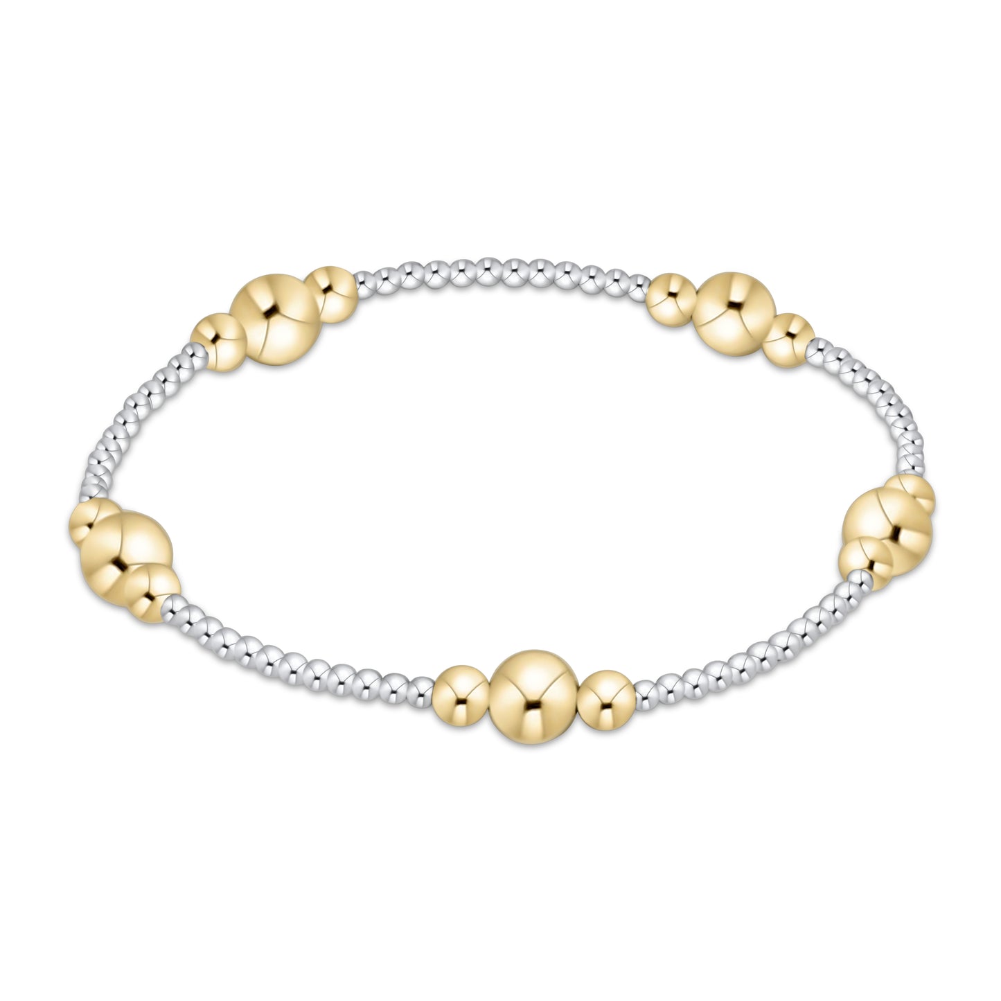 Purpose Gold 6mm Bead Bracelet Mixed Metal