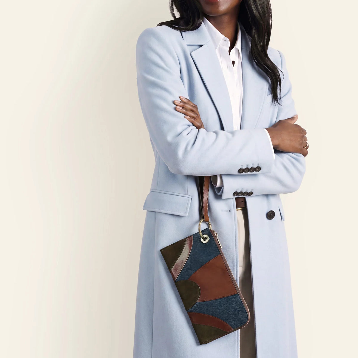 Jett Ink Navy Wristlet