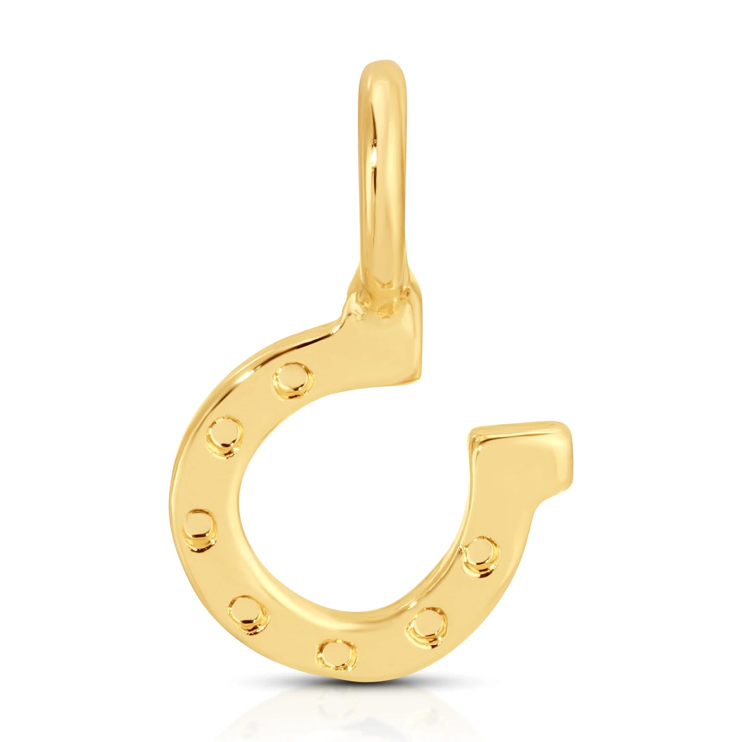 Horseshoe Charm Garden Gold Charm