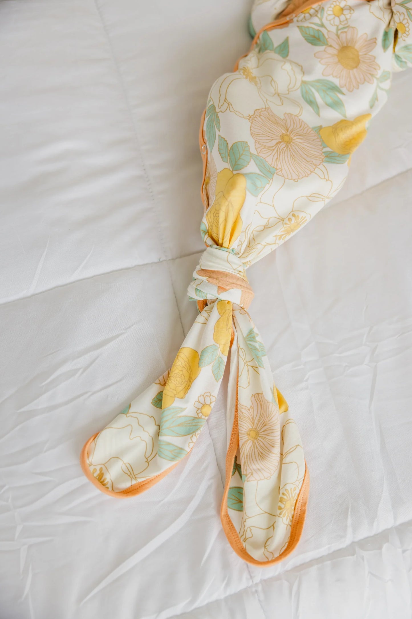 Newborn Knotted Gown Rose