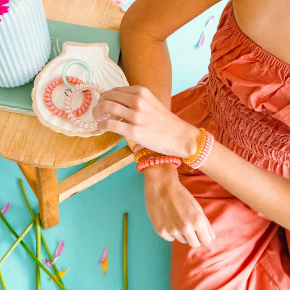 Calming Coral Large Hair Ties