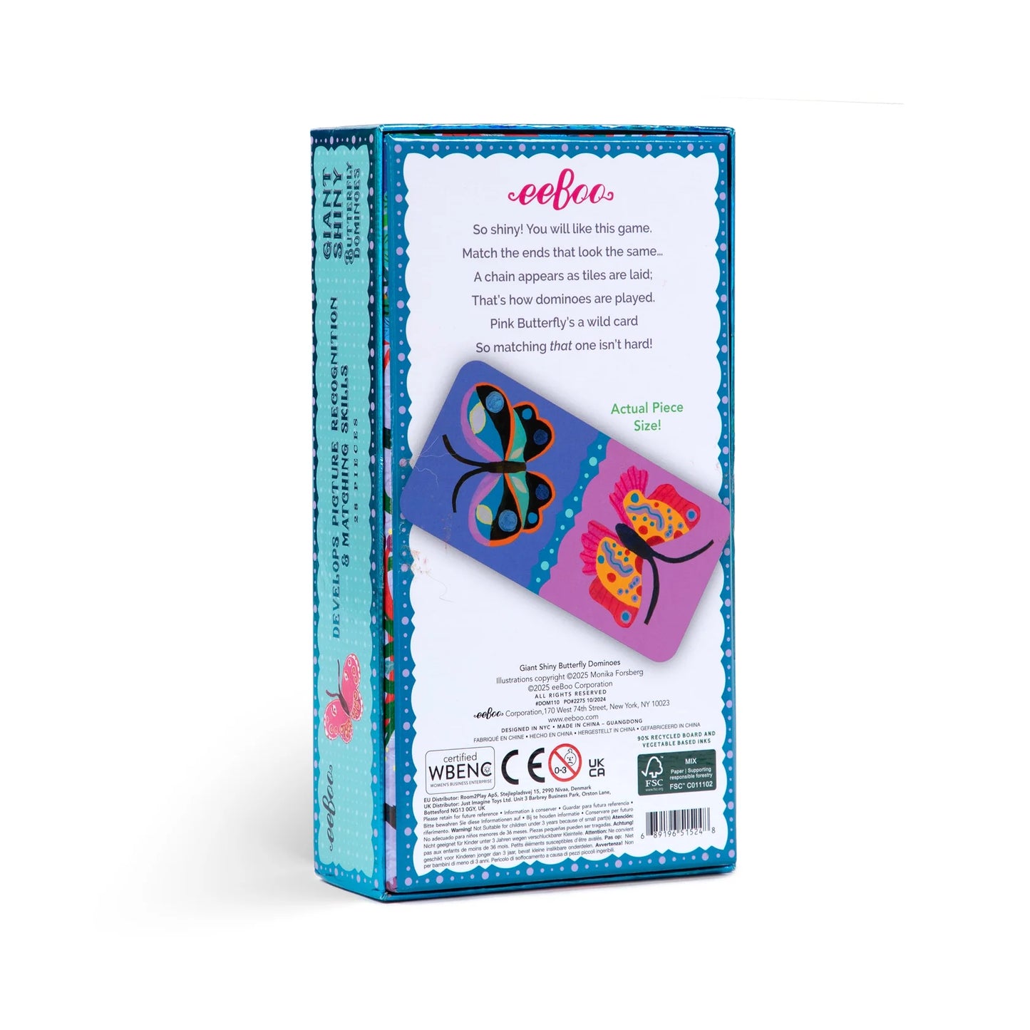 Great Shiny Butterfly Dominoes