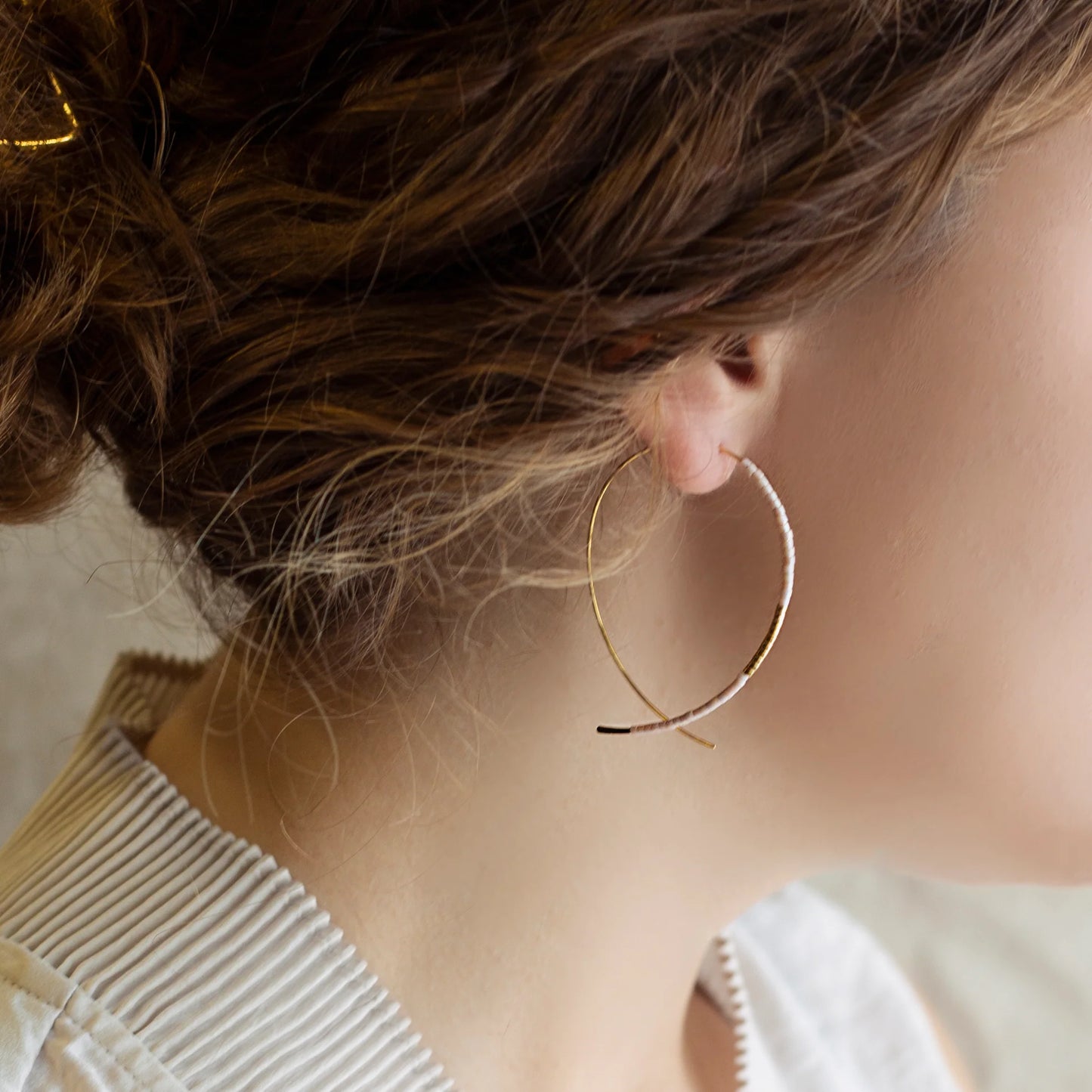 Norah Earrings Champagne