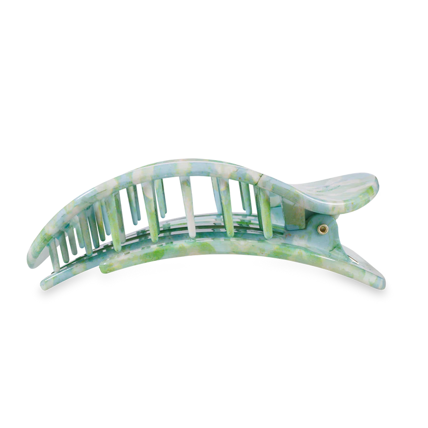 Elephant Falls Large Flat Round Hair Clip