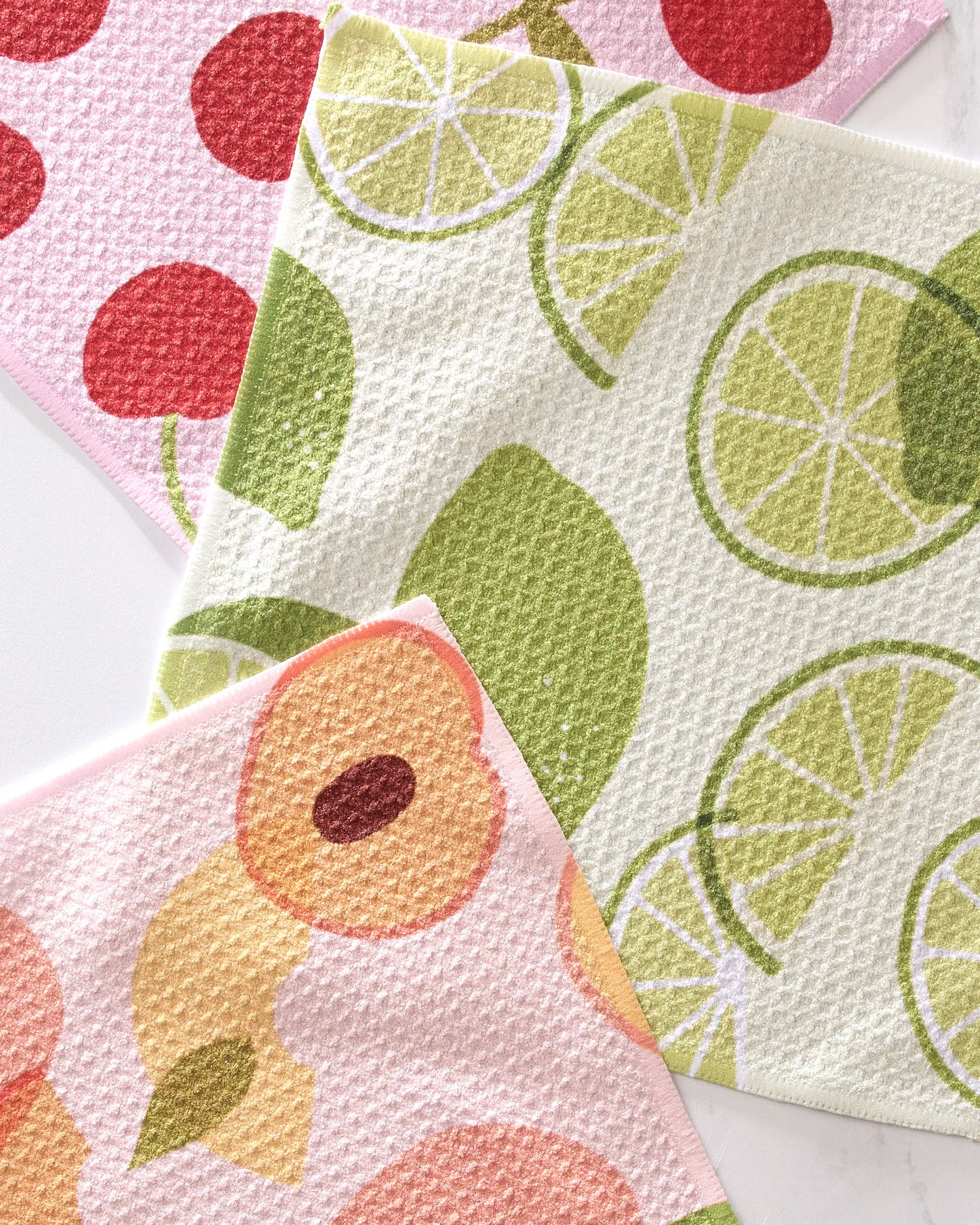 Fruit Fun Dishcloth Set of 3