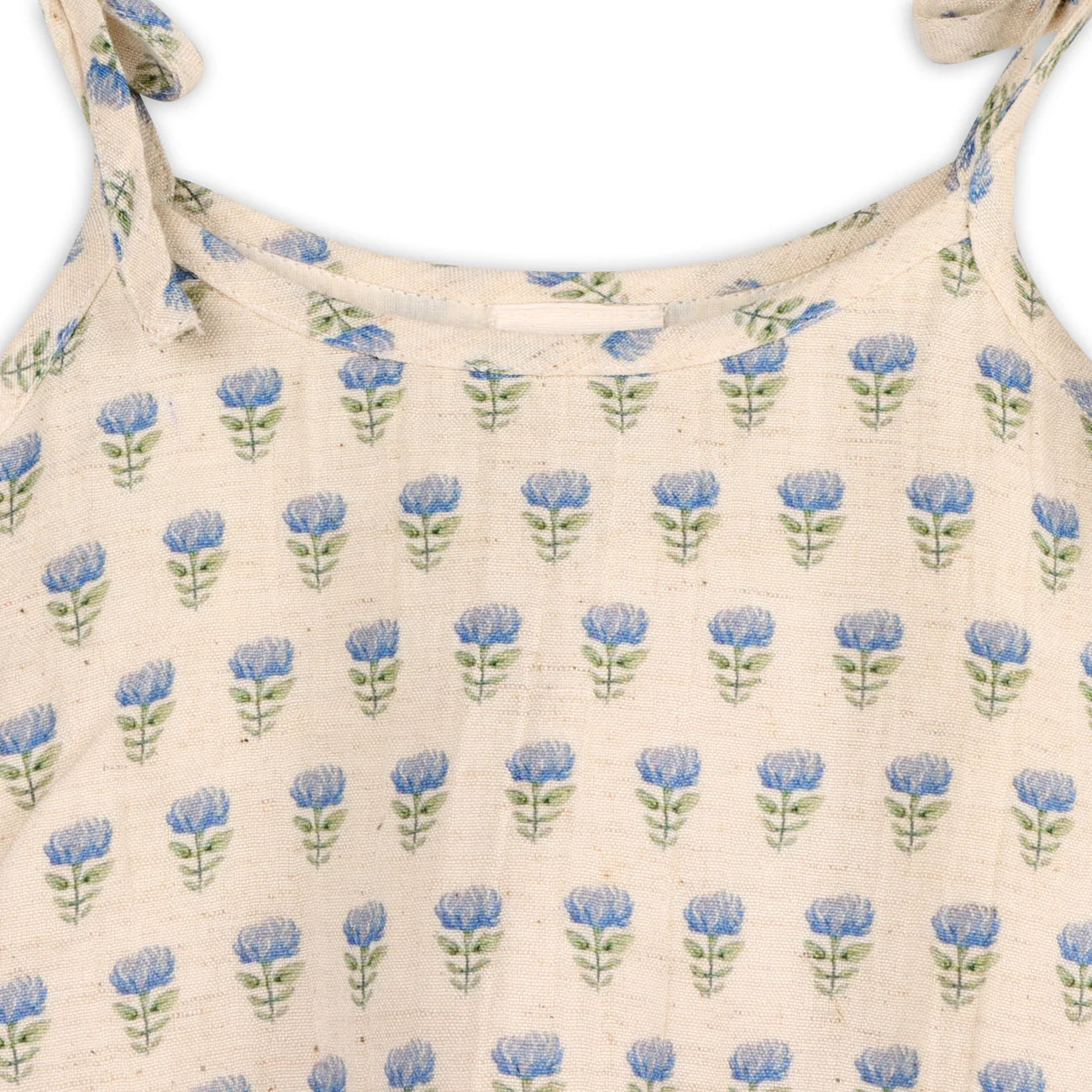 Jaipur Linen Blend Bubble Baby Romper & Headband (Linen Blend)