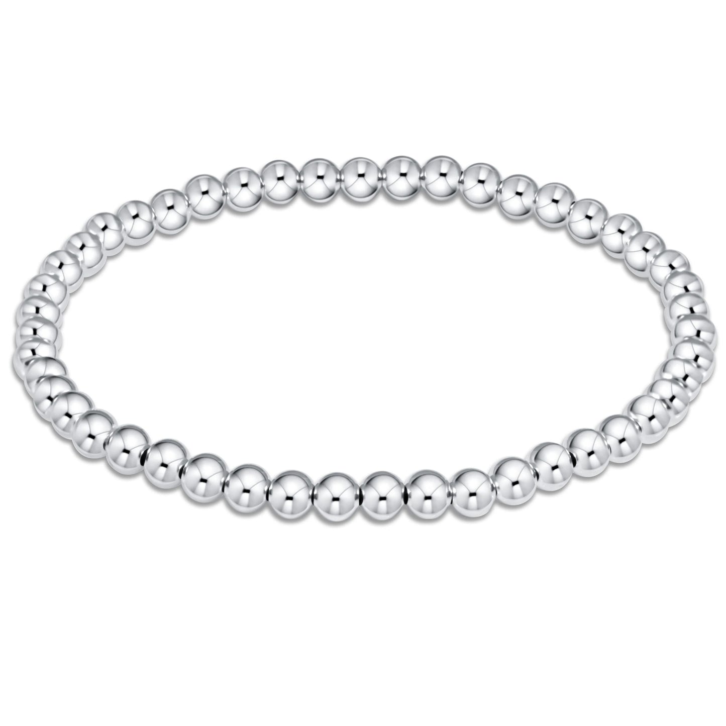 Extends Classic Sterling 4mm Bead Bracelet