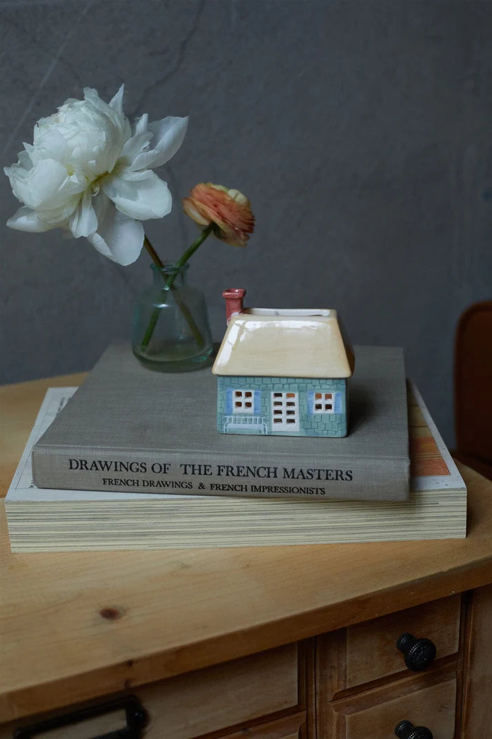 English Cottage Incense & Tea Light Holder