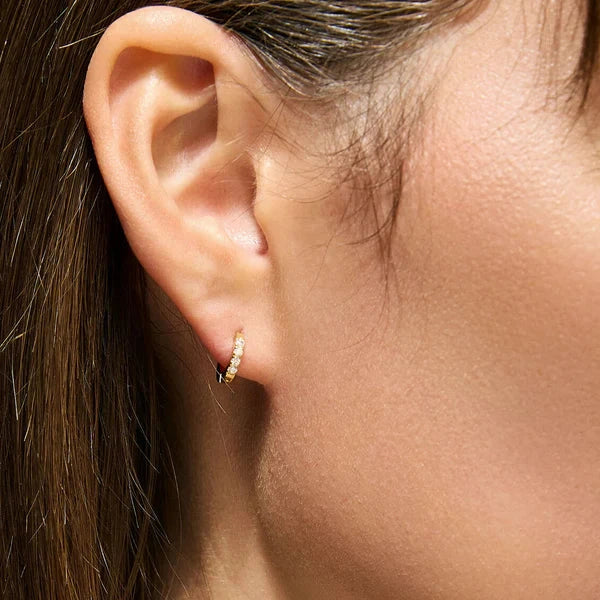 Sunrise Hoop Earrings 9mm