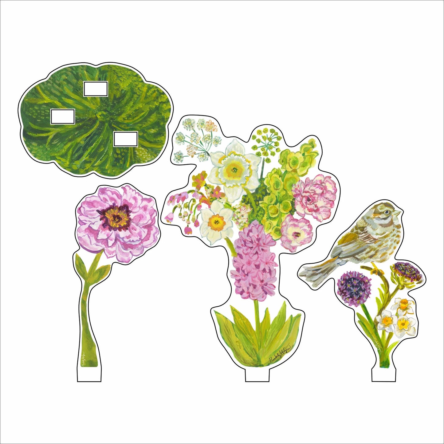 Sparrow Petite Bouquet Acrylic Collection