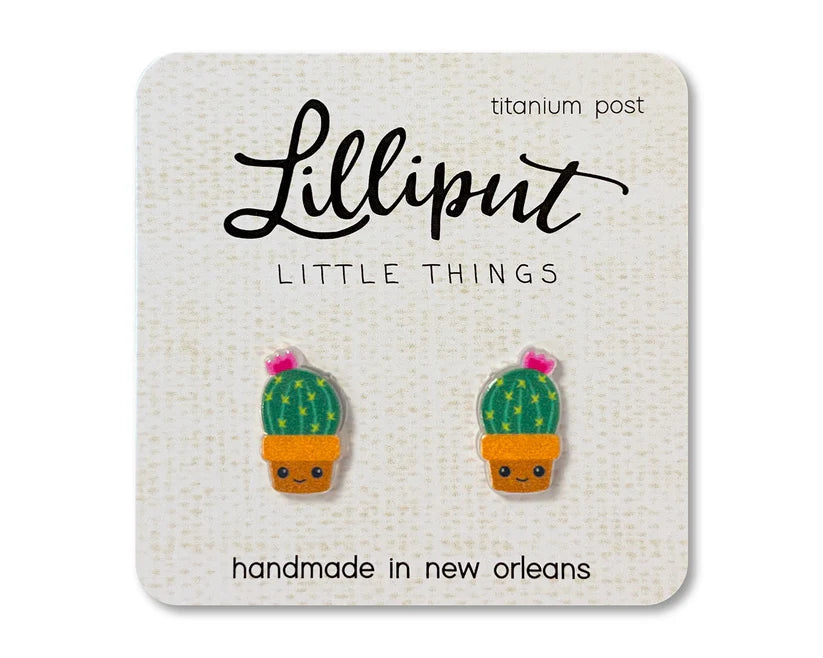 Lilliput Kawaii Cactus Earrings