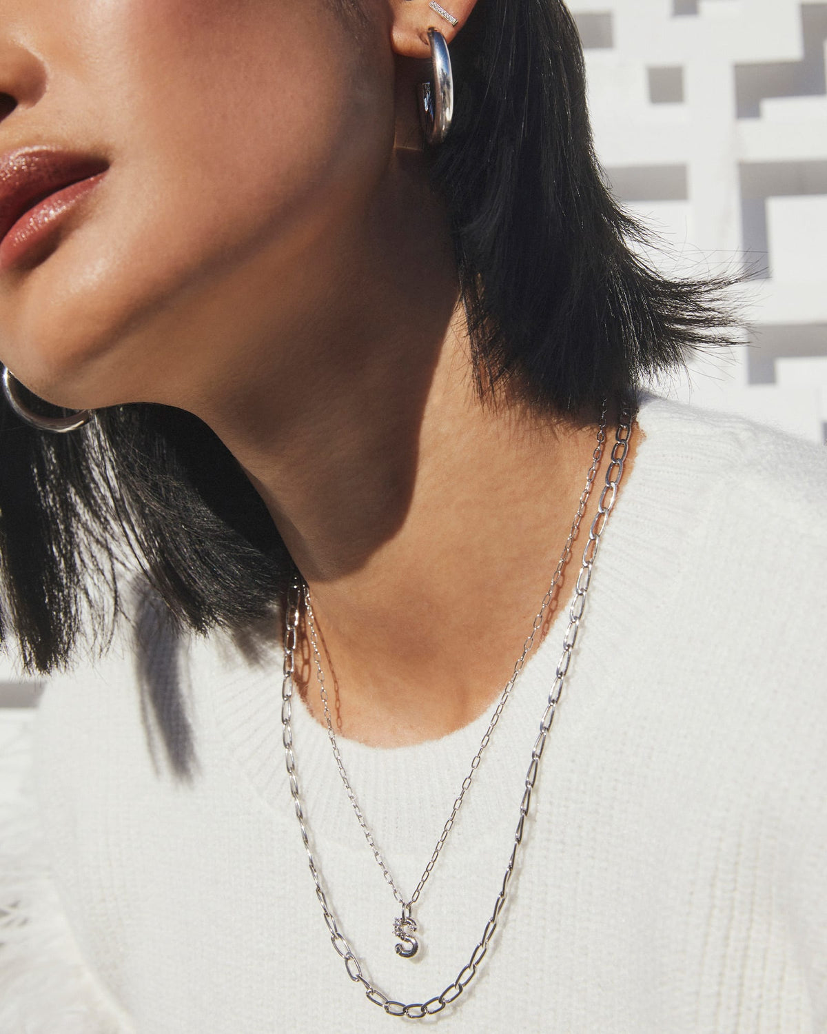 Merrick Chain Necklace in Silver