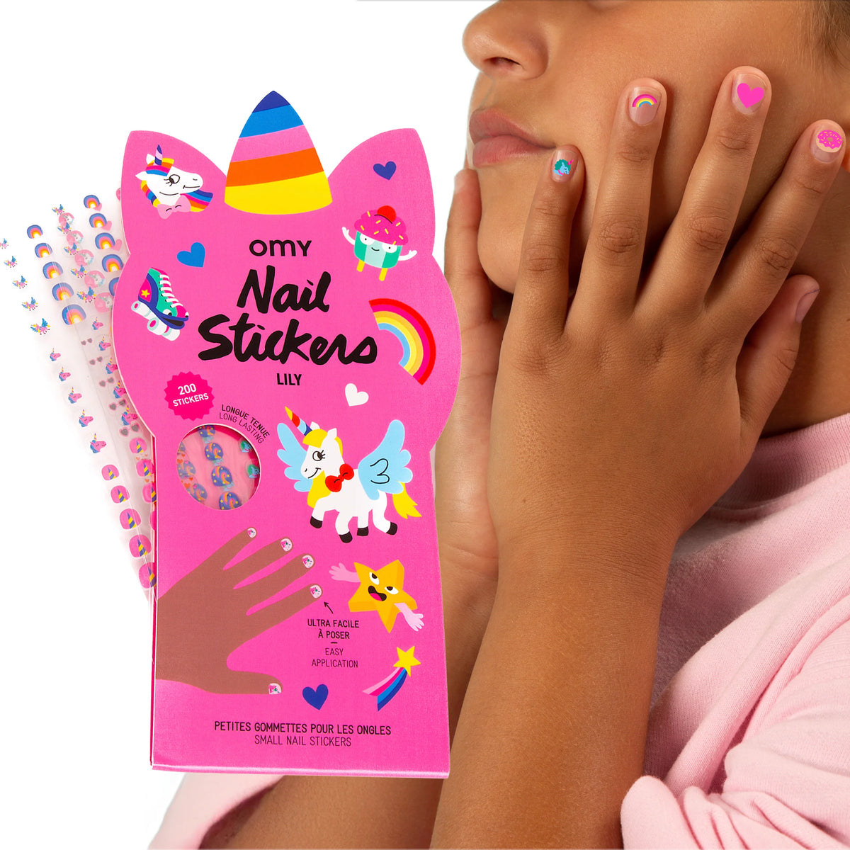 Lily the Unicorn Nail Stickers