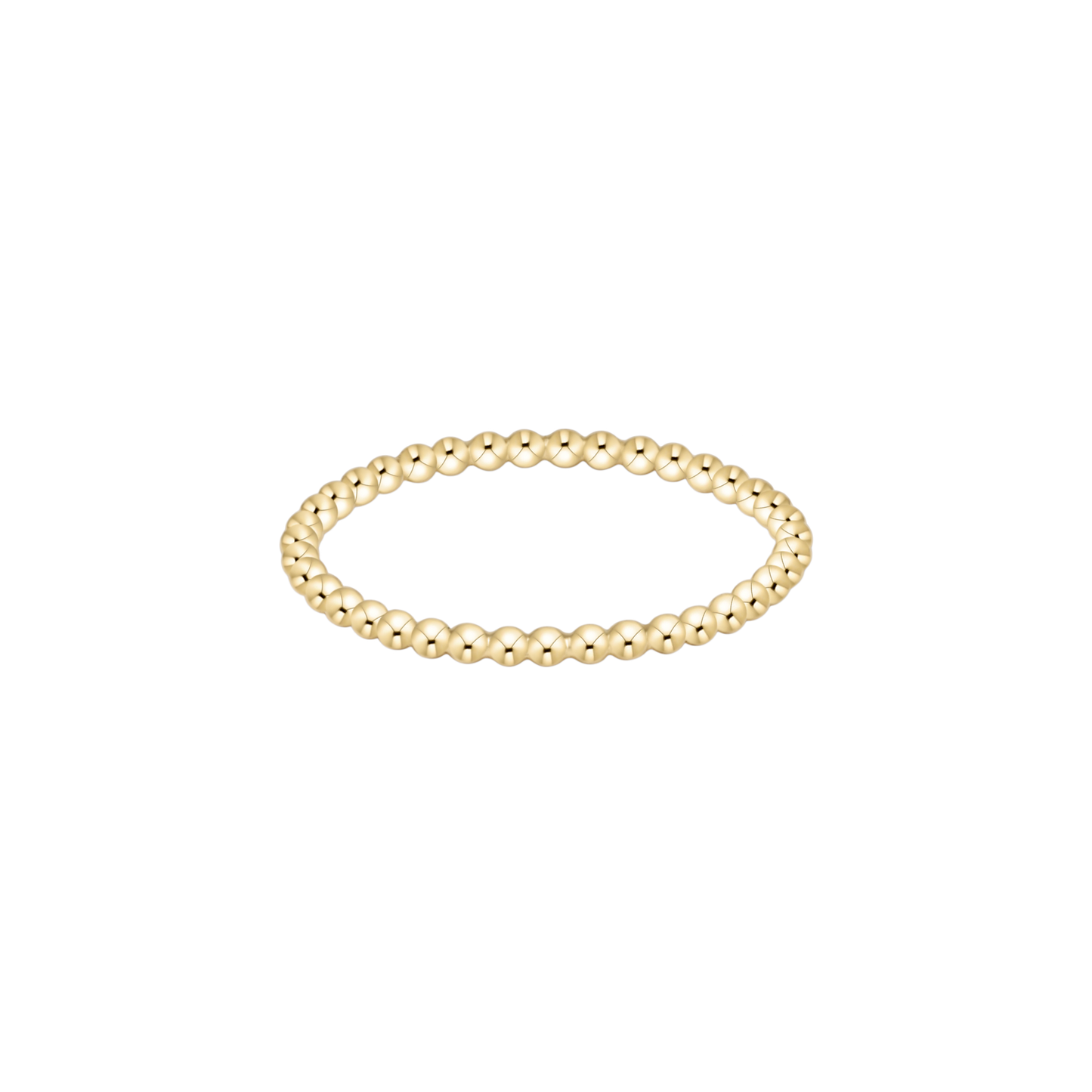 Classic Gold 1.5mm Bead Ring