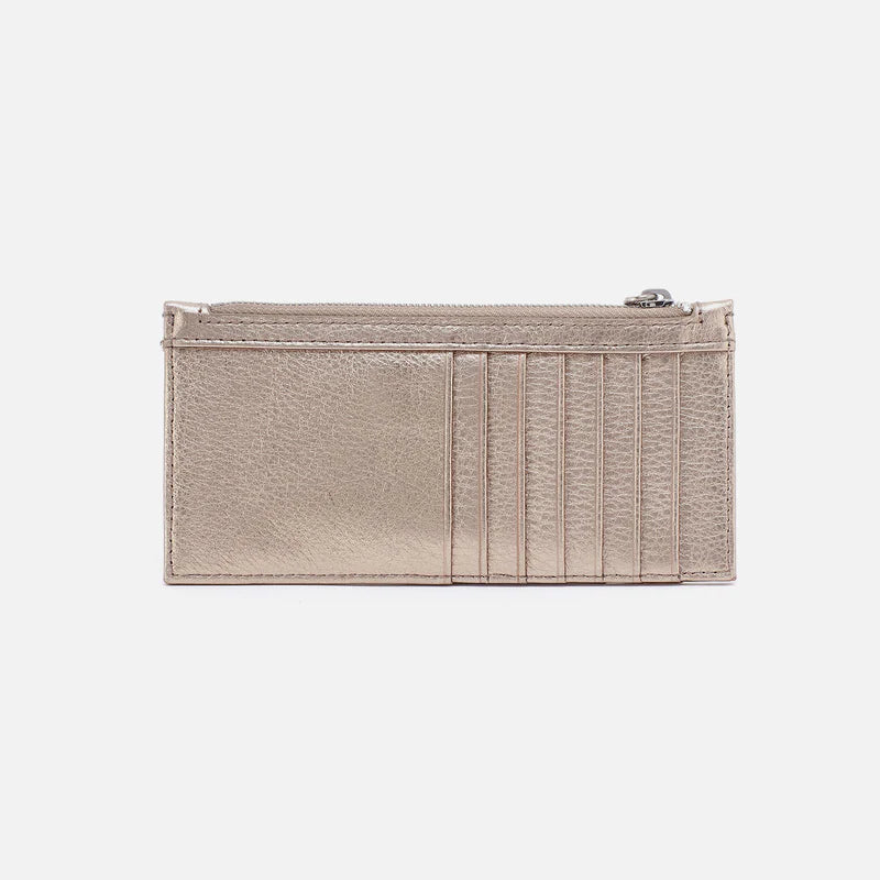 Carte Card Case Metallic Leather Cameo Quartz