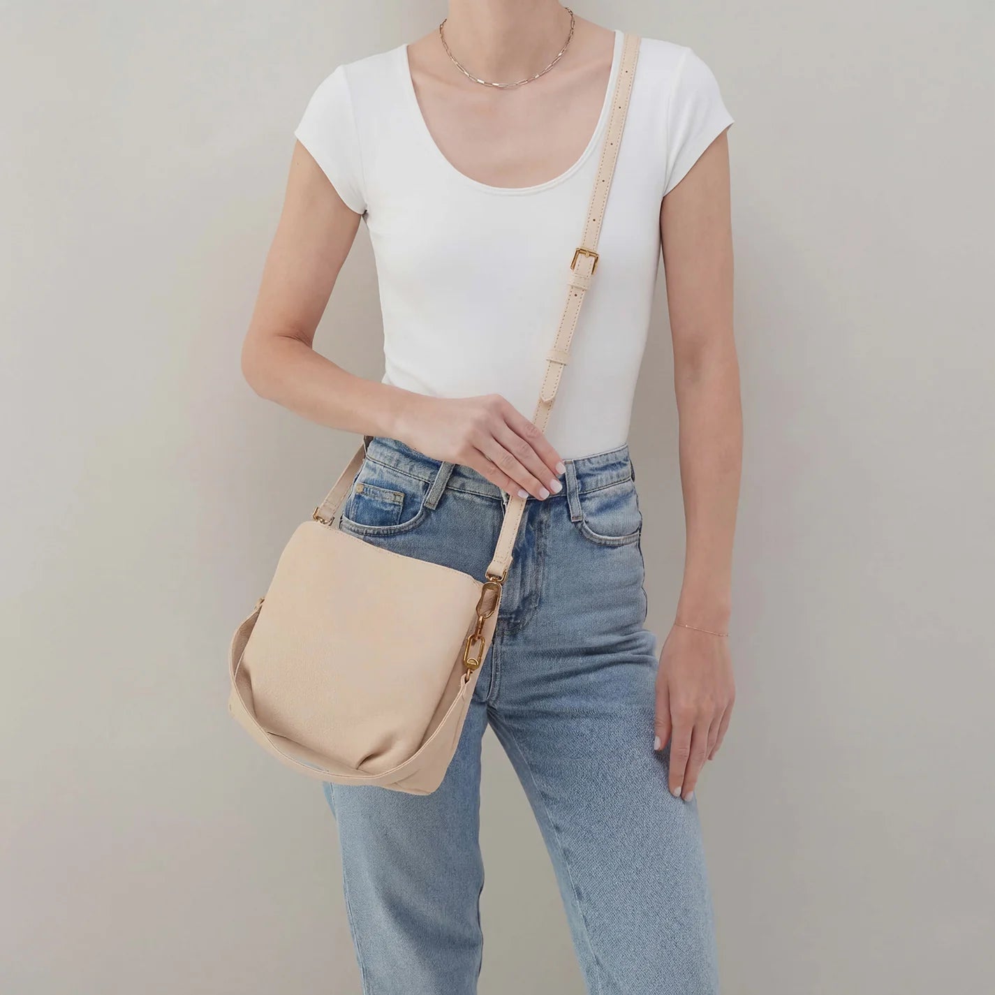 Starr Convertible Shoulder Bag Stonewash