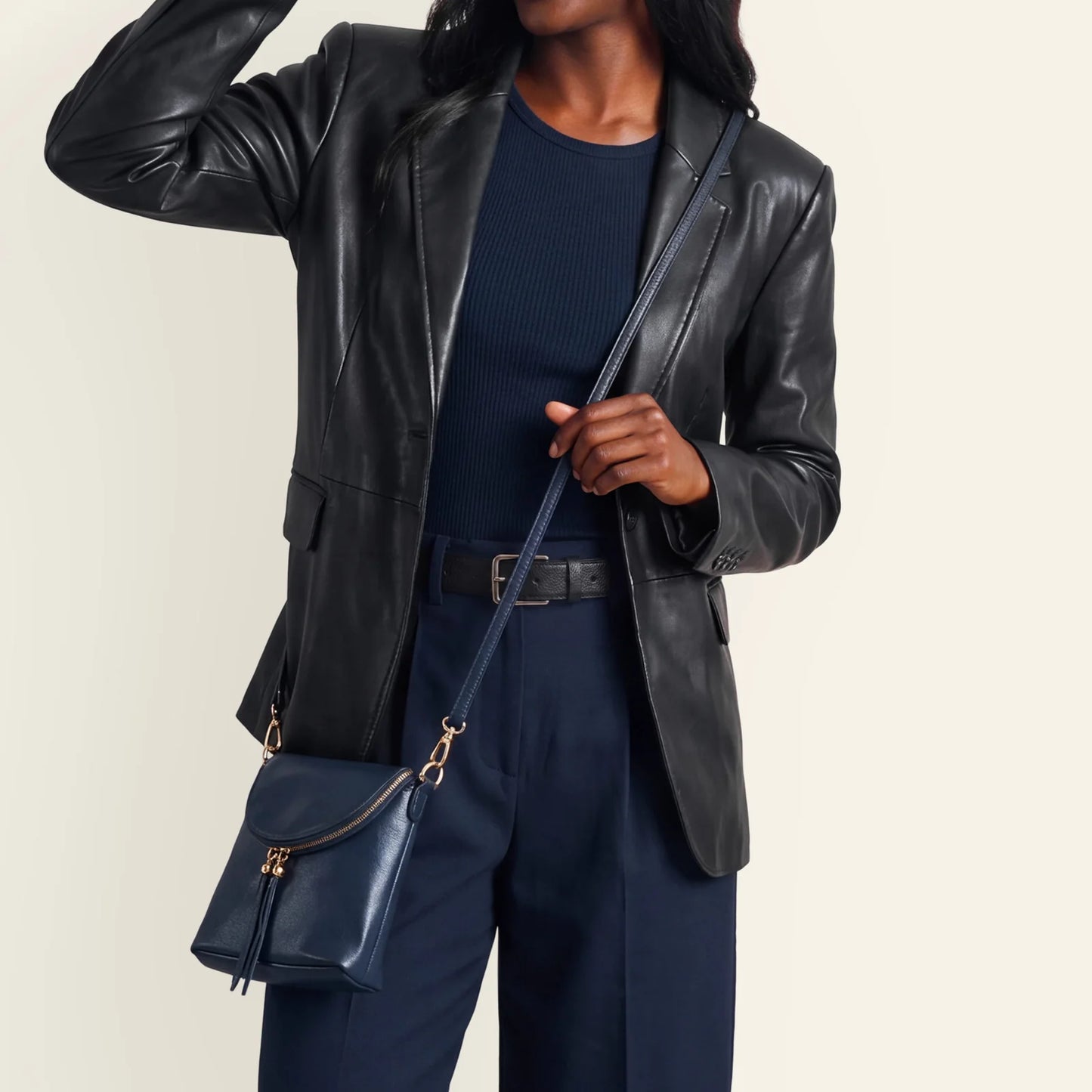 Fern Ink Navy Duo Crossbody