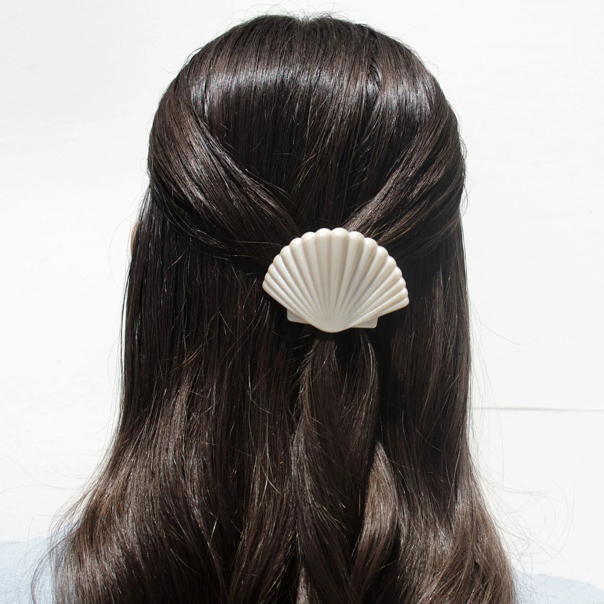 Teleties Tiny Flat Hair Clip Shimmering Shell
