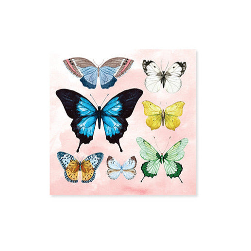 Watercolor Butterflies Pop-Up Card